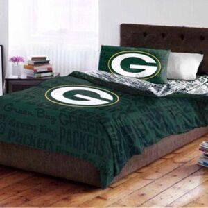 Green Bay Packers Green Bedding Set